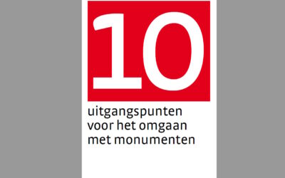10 uitgangspunten voor het omgaan met monumenten